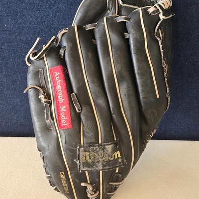 Black Wilson Glove and Glove Conditioner