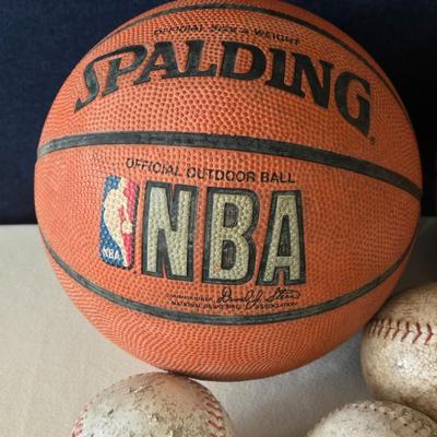 (2) Basketballs, Softballs, and Baseballs