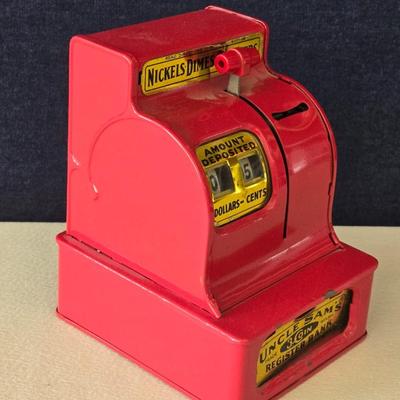 Vintage Uncle Sam's Metal Bank