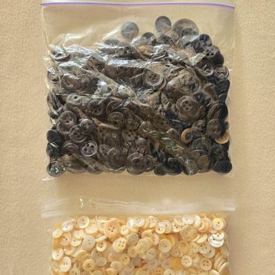 Vintage Black & White Buttons