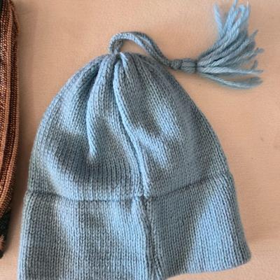 Southwest Handbag, Leather Wallet and Knit Hat