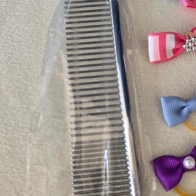 Pet Bows and Comb
