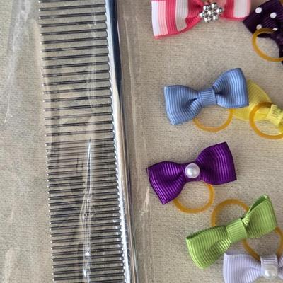 Pet Bows and Comb
