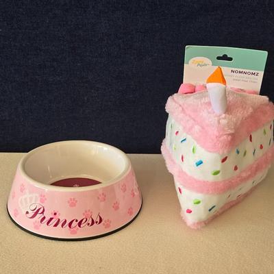 Dog Princess Bowl and New Dog Toy