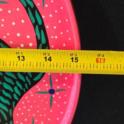 Mexican Handpainted Alebrijes Tray & Coasters