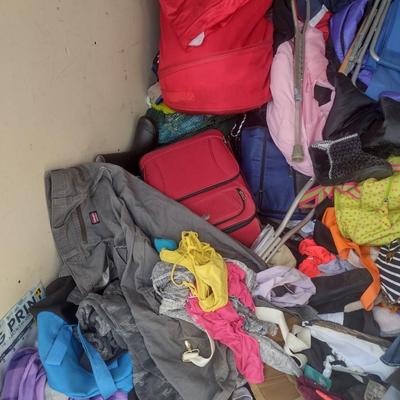 Unit E-130--Contains Clothing, Household, and More