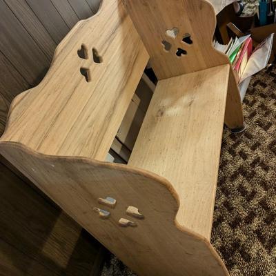 Homemade Pine Bench