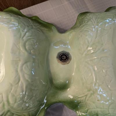 Combo of Lefton and Metlox Celery Ceramics Dishware
