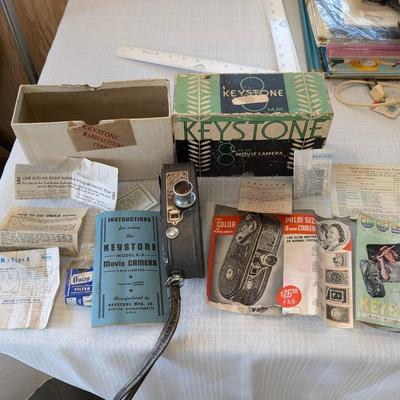 Vintage Keystone 8 mm Movie Camera Model B-8
