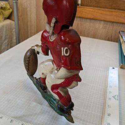 Vintage 1970's Sexton Football Player Wall Hanging