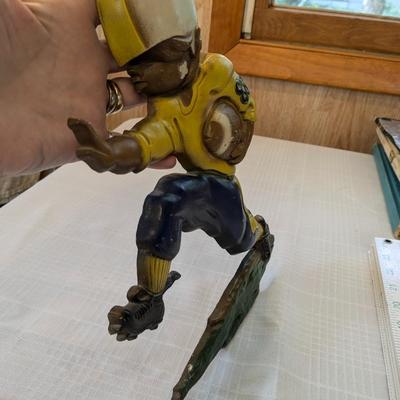 Vintage 1970's Sexton Running Football Player Wall Hanging