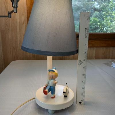 Vintage Irmi Nursery Lamp, Original Tag