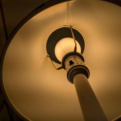 Vintage Irmi Nursery Lamp, Original Tag
