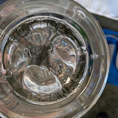Vintage FAIT MAIN France 4 CHAMBER GLASS, W/ Label