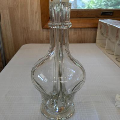 Vintage FAIT MAIN France 4 CHAMBER GLASS, W/ Label