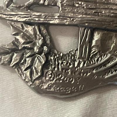 Unique Christmas Ornaments-Sterling Reed and Barton Bell (LLR-KD)