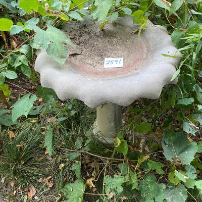Bird Bath East of House