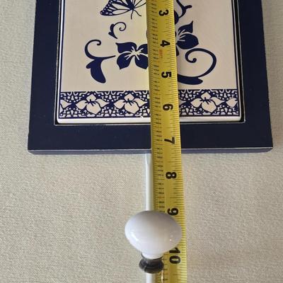 Wall Tile with Hook and Home Sweet Home Pillow