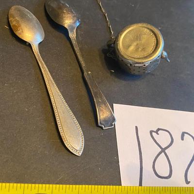 Vintage Baby Spoons and Tea Infuser