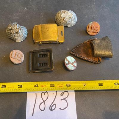 Collectible Army and Boy Scout Lot