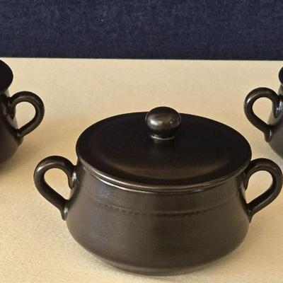 (3) Mid Century Soup Cups made in Sweden