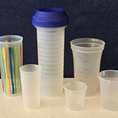 Mixed Lot of Measuring Cups and One Quick Shake