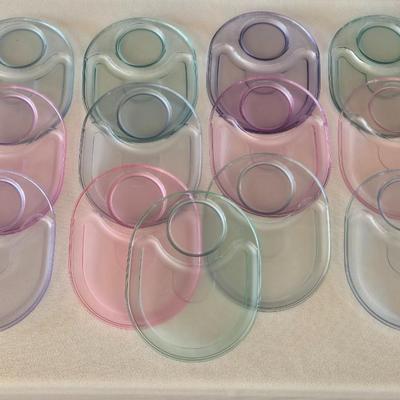 Tupperware Jewel Collection Plates