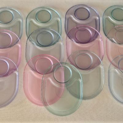 Tupperware Jewel Collection Plates