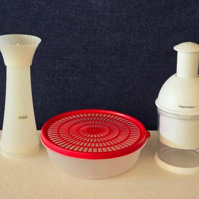 Tupperware Chopper, Sifter, and Strainer