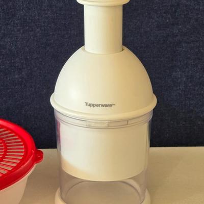 Tupperware Chopper, Sifter, and Strainer