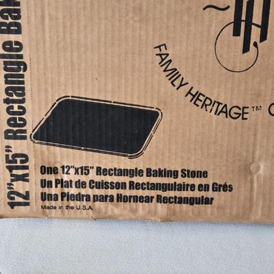 Pampered Chef Baking Stone and Rack