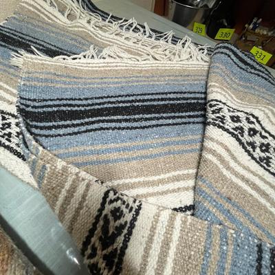 Lot 468 Saddle blankets