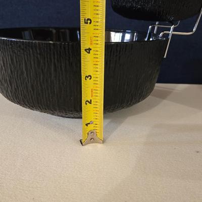 Tiara Glass Chip and Dip Bowl