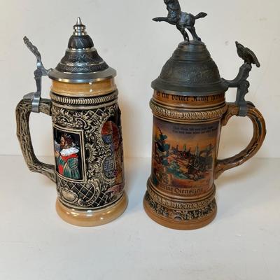 Lot 142. Vintage German Beer Steins