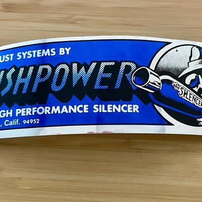 Vintage Hushpower Automotive Equipment Sticker