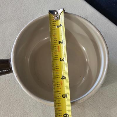 Le Crueset Wrought Iron Enamel Ware Saucepan