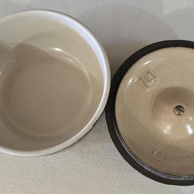 Le Crueset Wrought Iron Enamel Ware Saucepan