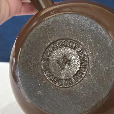 Le Crueset Wrought Iron Enamel Ware Saucepan