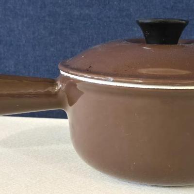 Le Crueset Wrought Iron Enamel Ware Saucepan