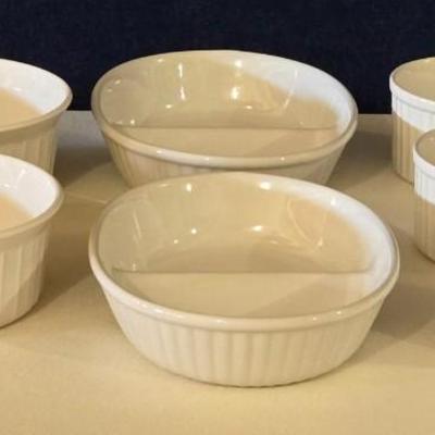 White Bowls Set