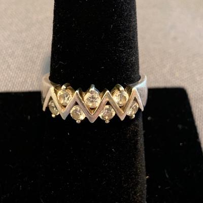 THREE Sterling Estate Rings