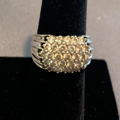 THREE Sterling Estate Rings