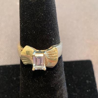 THREE Sterling Estate Rings