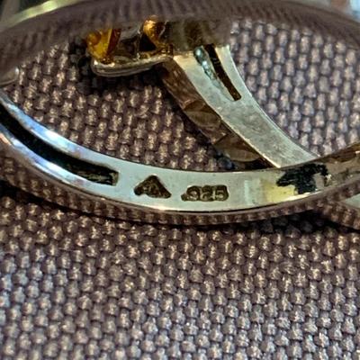 FOUR Matching Sterling Estate Rings Size 7
