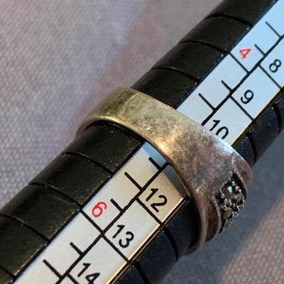 THREE Matching Sterling Rings Size 5