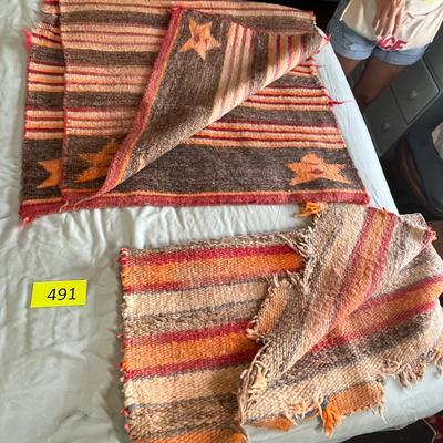 Lot 491 Vintage rugs