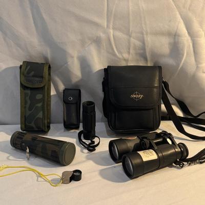 Swift, Bushnell, Carton, and Bausch and Lomb Binoculars (K-DZ)