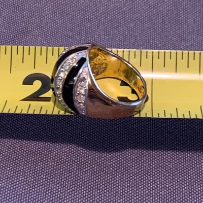 18k Gold Electroplated Ring Size 6