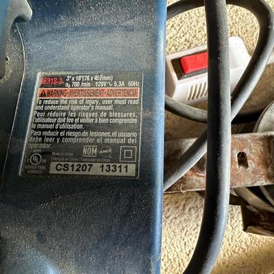 RYOBI BELT SANDER, COME ALONG, ASSORTMENT OF SOCKETS AND MORE