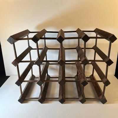 Lot 148. Wine Rack & Clock